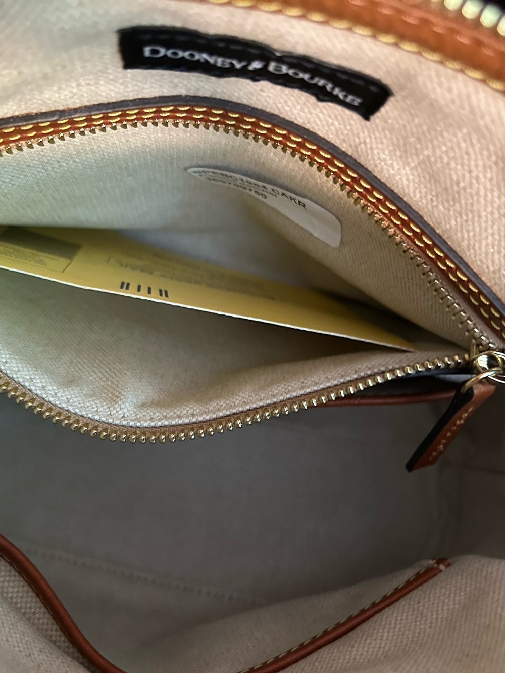 Dooney & Bourke Domed Satchel in Pebbled Leather - Picture 8 of 14